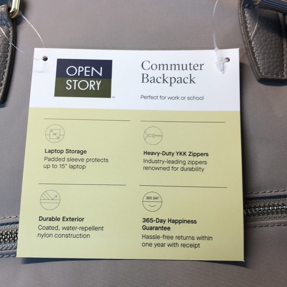 NWT Commuter Backpack by Open Story - Picture 9 of 10